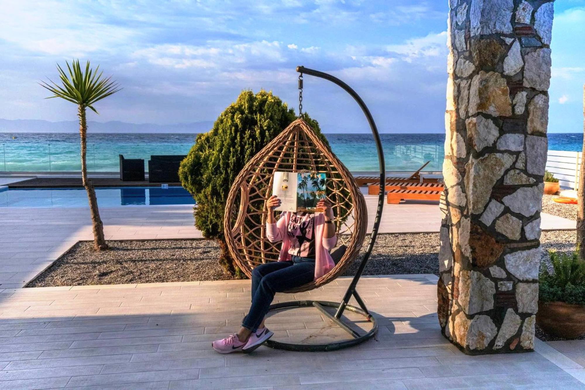 Vaso Beach Front Villa Ialysos  Buitenkant foto